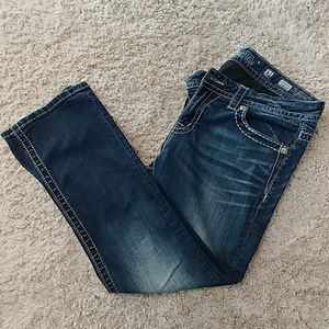 Miss Me Signature Cropped Jeans Size 31